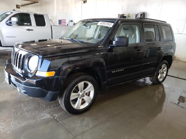 1C4NJRFBXCD530179 - 2012 JEEP PATRIOT LATITUDE BLACK photo 1