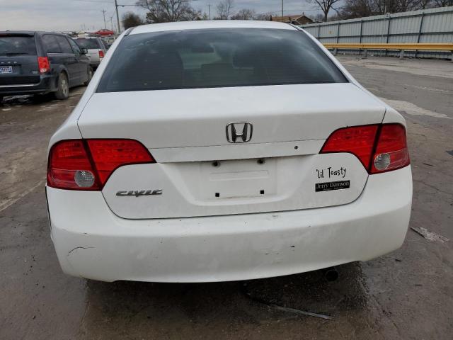 1HGFA16867L068873 - 2007 HONDA CIVIC EX WHITE photo 6