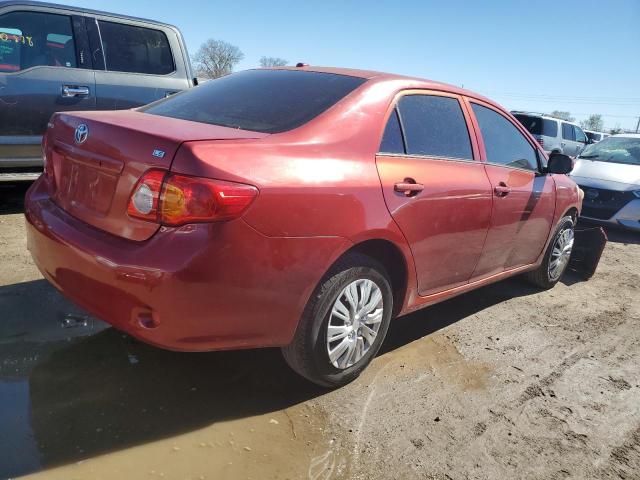JTDBU4EE2A9123322 - 2010 TOYOTA COROLLA BASE RED photo 3