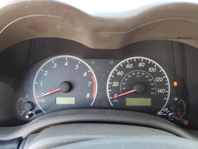 JTDBU4EE2A9123322 - 2010 TOYOTA COROLLA BASE RED photo 9