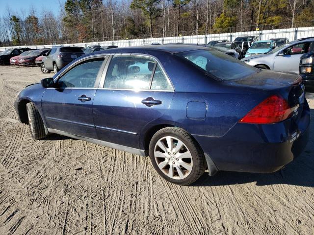 1HGCM66427A099831 - 2007 HONDA ACCORD SE BLUE photo 2