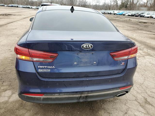 5XXGT4L36JG217622 - 2018 KIA OPTIMA LX BLUE photo 6