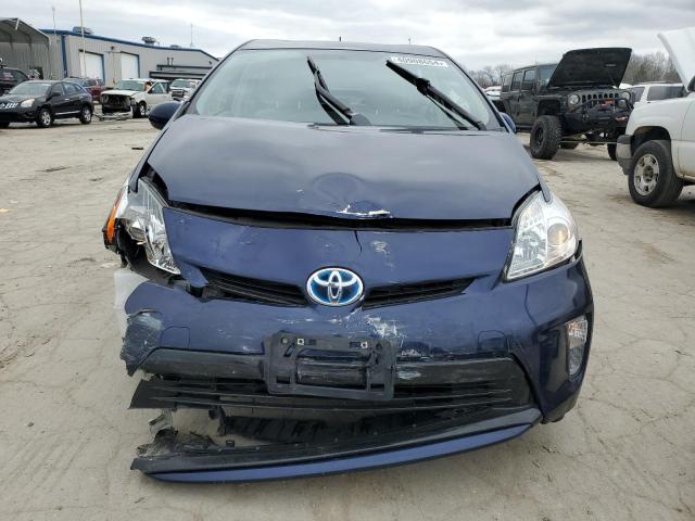 JTDKN3DU4D1732964 - 2013 TOYOTA PRIUS BLUE photo 5