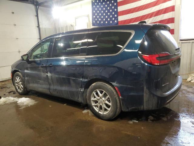 2C4RC1BG8PR559813 - 2023 CHRYSLER PACIFICA TOURING L BLUE photo 2