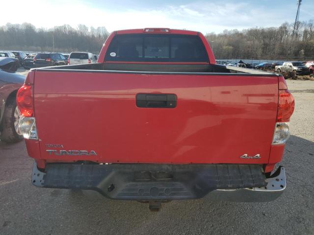 5TFBV54108X074094 - 2008 TOYOTA TUNDRA DOUBLE CAB RED photo 6