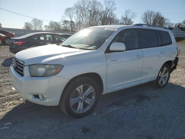 JTEDS43A882062782 - 2008 TOYOTA HIGHLANDER SPORT WHITE photo 1