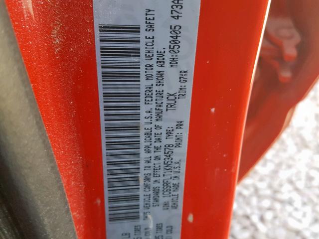 1C6SRFLT1KN534578 - 2019 RAM 1500 REBEL  ფოტო 10