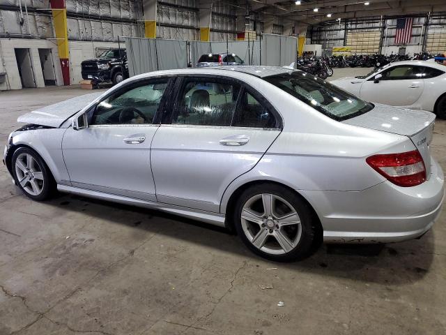 WDDGF5EB7BA427490 - 2011 MERCEDES-BENZ C 300 SILVER photo 2