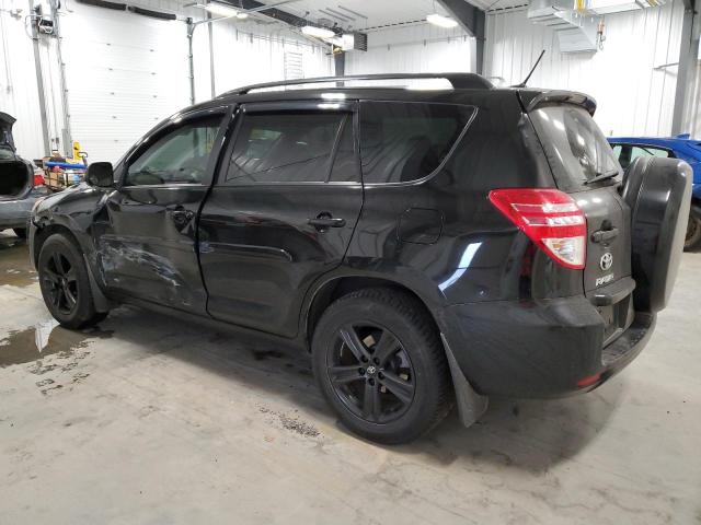 2T3ZF4DV0CW149575 - 2012 TOYOTA RAV4 BLACK photo 2