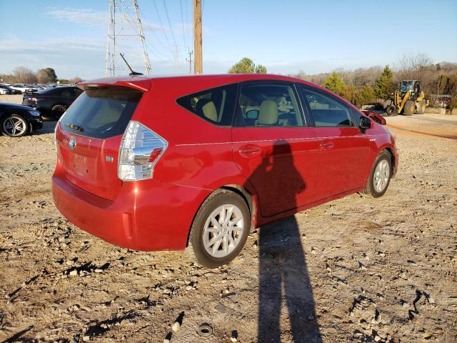 JTDZN3EU0D3277905 - 2013 TOYOTA PRIUS V RED photo 3