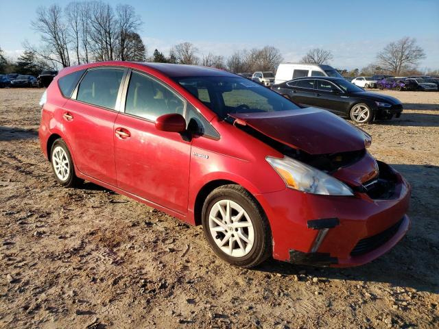 JTDZN3EU0D3277905 - 2013 TOYOTA PRIUS V RED photo 4