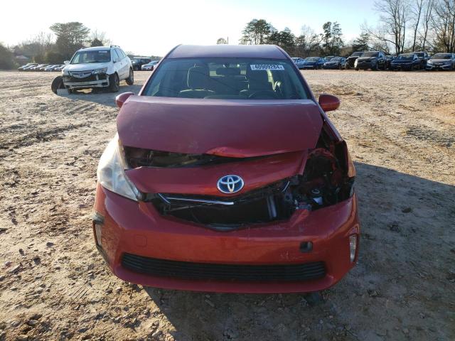 JTDZN3EU0D3277905 - 2013 TOYOTA PRIUS V RED photo 5