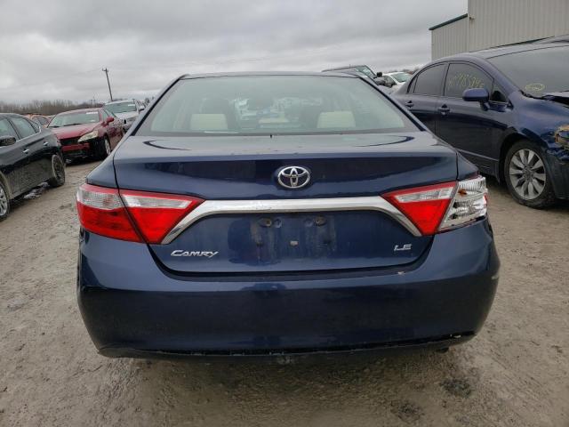 4T4BF1FK8GR565820 - 2016 TOYOTA CAMRY LE BLUE photo 6