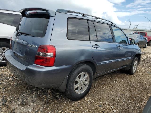 JTEDD21A370159822 - 2007 TOYOTA HIGHLANDER BLUE photo 3