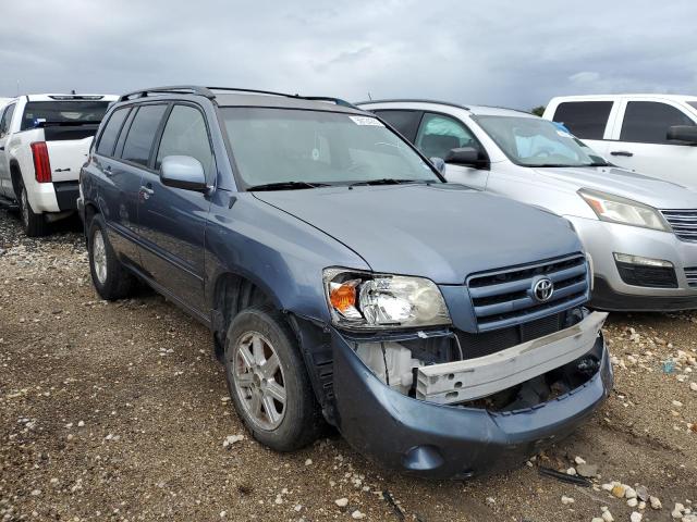 JTEDD21A370159822 - 2007 TOYOTA HIGHLANDER BLUE photo 4