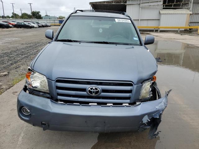 JTEDD21A370159822 - 2007 TOYOTA HIGHLANDER BLUE photo 5