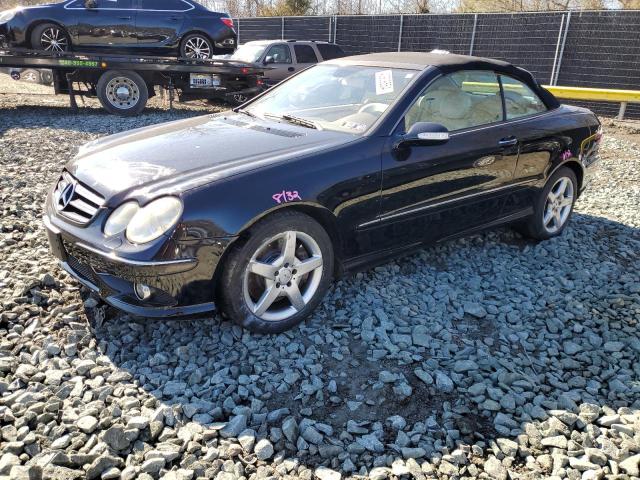 WDBTK72F47F224170 - 2007 MERCEDES-BENZ CLK 550 BLACK photo 1