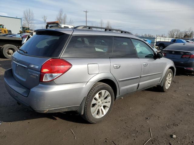 4S4BP66C197320016 - 2009 SUBARU OUTBACK 2.5I LIMITED GRAY photo 3