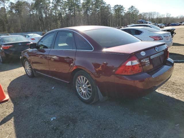 1MEFM421X6G618873 - 2006 MERCURY MONTEGO PREMIER MAROON photo 2