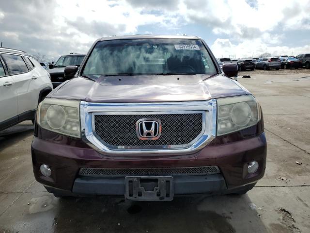 5FNYF3H9XBB023182 - 2011 HONDA PILOT TOURING MAROON photo 5