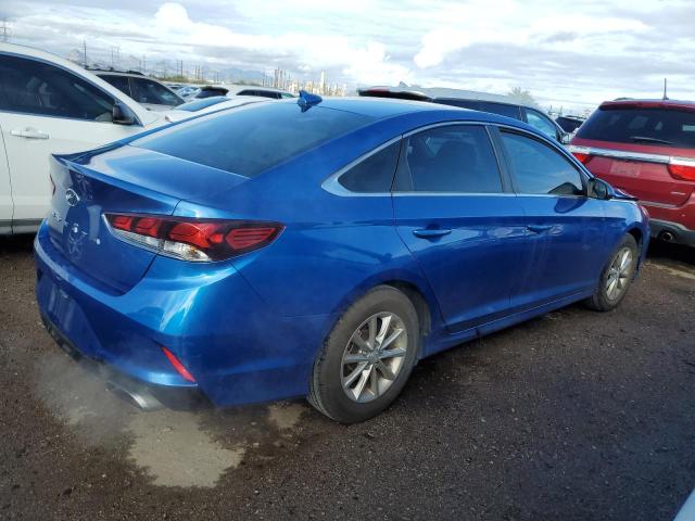 5NPE24AFXJH632194 - 2018 HYUNDAI SONATA SE BLUE photo 3