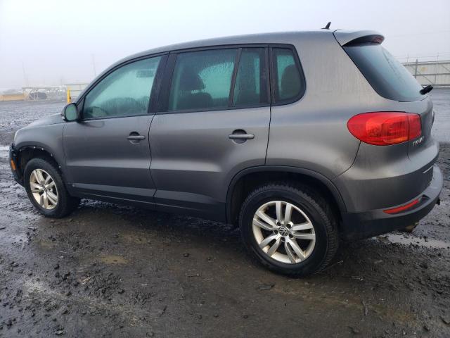 WVGBV7AX4CW003981 - 2012 VOLKSWAGEN TIGUAN S GRAY photo 2