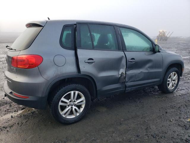 WVGBV7AX4CW003981 - 2012 VOLKSWAGEN TIGUAN S GRAY photo 3