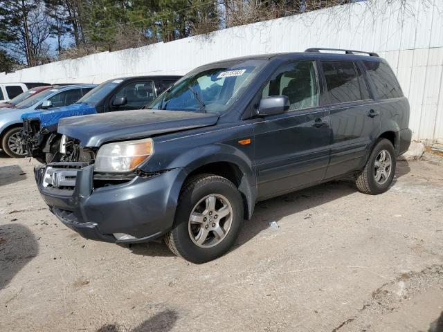 5FNYF18506B006477 - 2006 HONDA PILOT EX GRAY photo 1