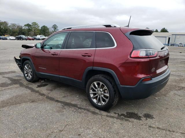 1C4PJLLB8KD316266 - 2019 JEEP CHEROKEE LATITUDE PLUS MAROON photo 2