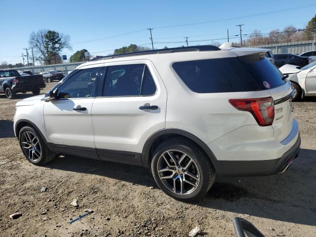 1FM5K8GT6GGB15522 - 2016 FORD EXPLORER SPORT WHITE photo 2