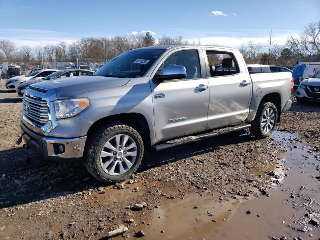 5TFHW5F18GX506689 - 2016 TOYOTA TUNDRA CREWMAX LIMITED SILVER photo 1