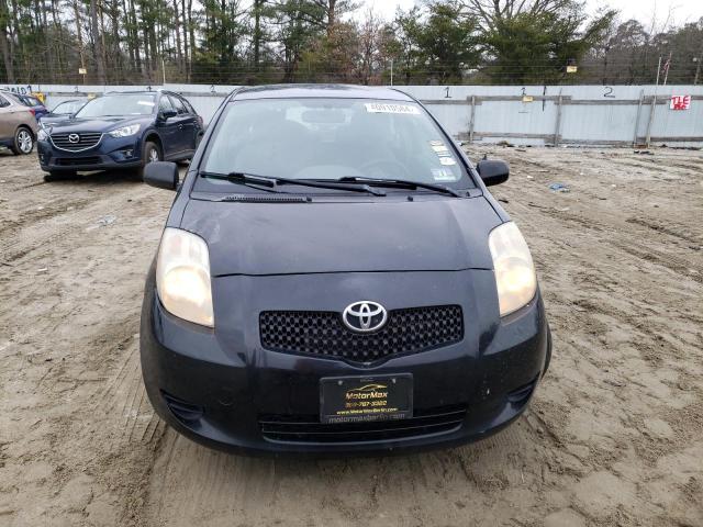 JTDJT923875103168 - 2007 TOYOTA YARIS BLACK photo 5