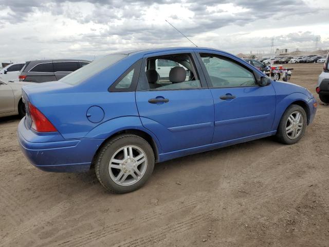 1FAHP34352W357801 - 2002 FORD FOCUS SE BLUE photo 3