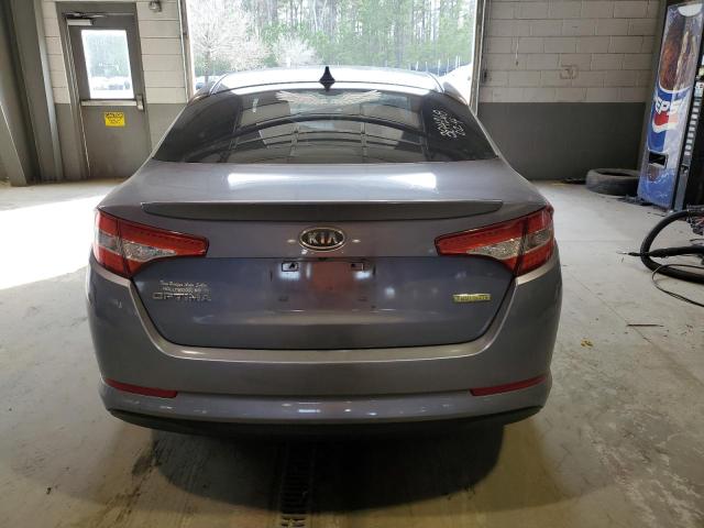 KNAGM4AD8B5002819 - 2011 KIA OPTIMA HYBRID SILVER photo 6