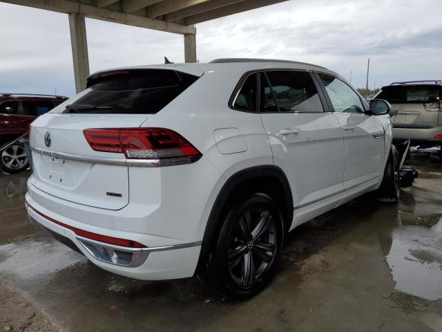 1V2SC2CA0NC204415 - 2022 VOLKSWAGEN ATLAS CROS SEL R-LINE WHITE photo 3