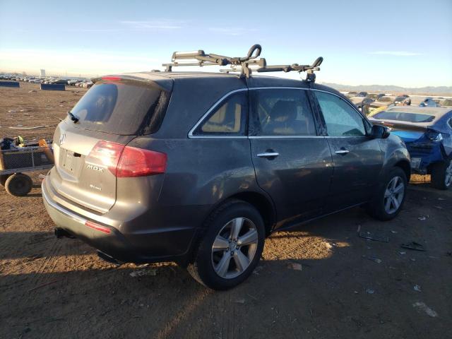 2HNYD2H21BH548008 - 2011 ACURA MDX GRAY photo 3