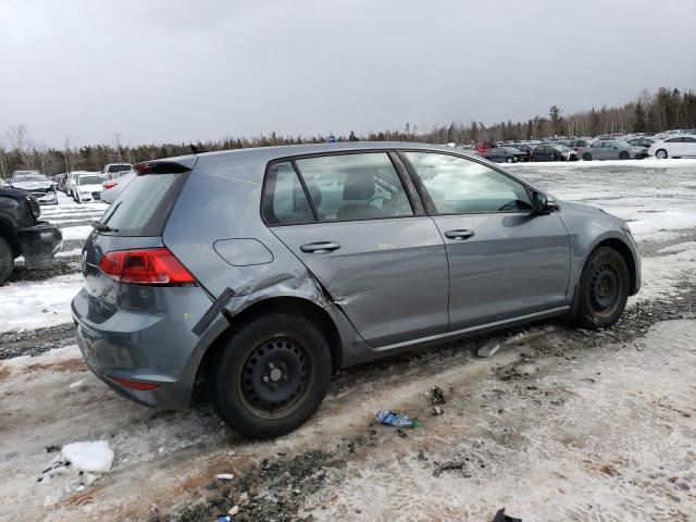 3VW117AU9HM006610 - 2017 VOLKSWAGEN GOLF S GRAY photo 3