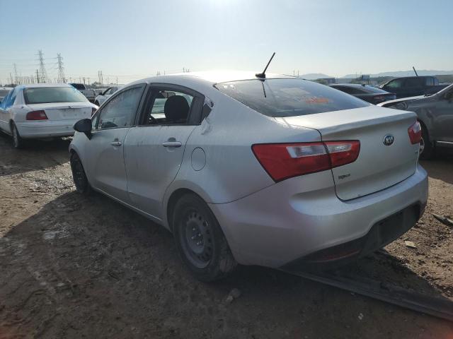 KNADM4A3XE6364482 - 2014 KIA RIO LX SILVER photo 2