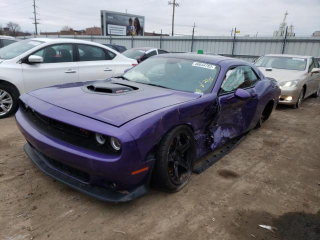 2C3CDZFJ0GH167989 - 2016 DODGE CHALLENGER R/T SCAT PACK PURPLE photo 1