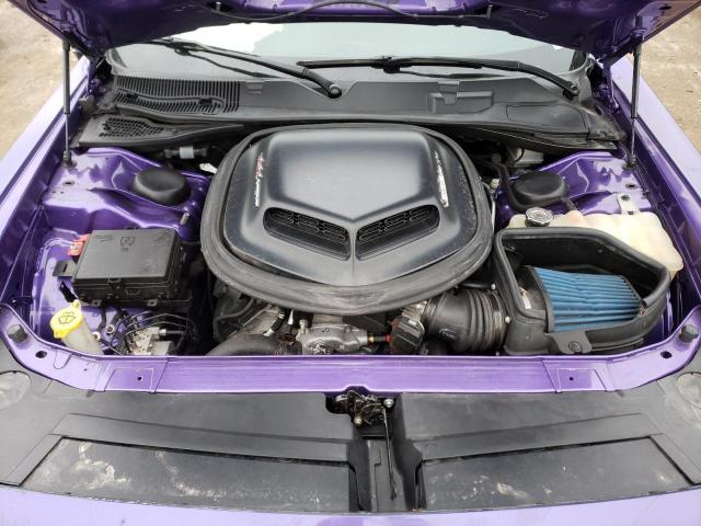 2C3CDZFJ0GH167989 - 2016 DODGE CHALLENGER R/T SCAT PACK PURPLE photo 11