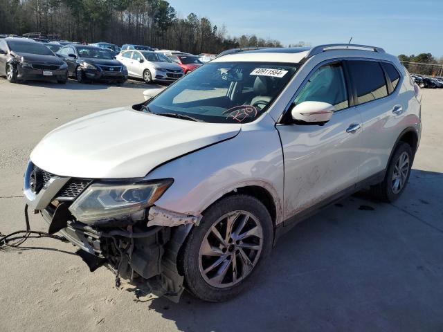 5N1AT2MV2FC772838 - 2015 NISSAN ROGUE S CREAM photo 1