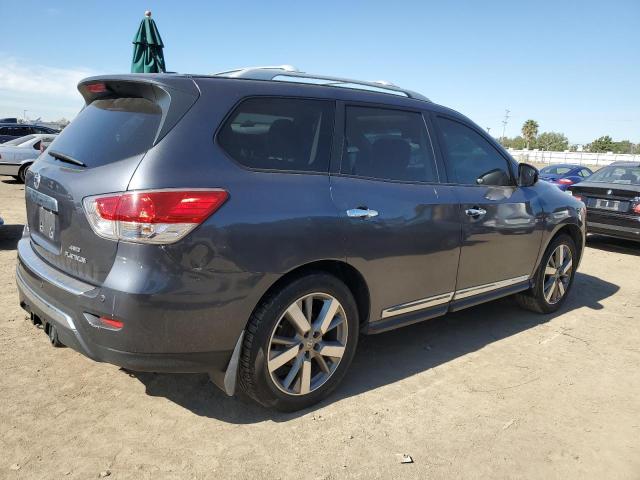 5N1AR2MM0EC612624 - 2014 NISSAN PATHFINDER S GRAY photo 3