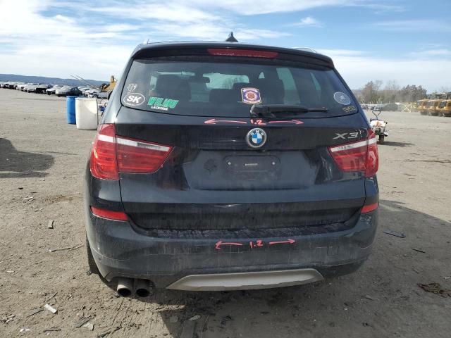 5UXWX9C31H0T18736 - 2017 BMW X3 XDRIVE28I BLACK photo 6