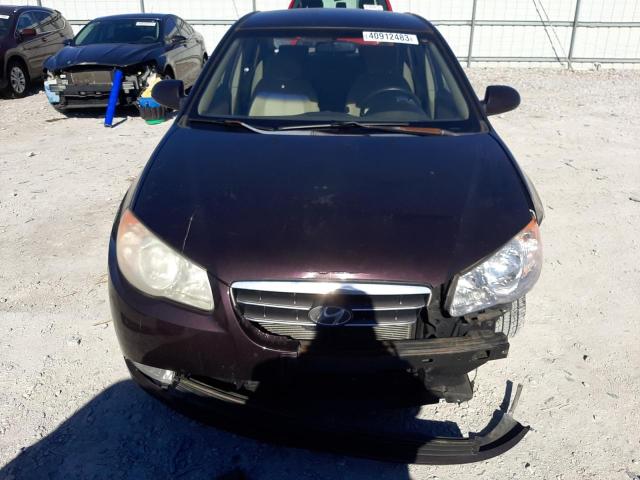 KMHDU46D97U047260 - 2007 HYUNDAI ELANTRA GLS PURPLE photo 5