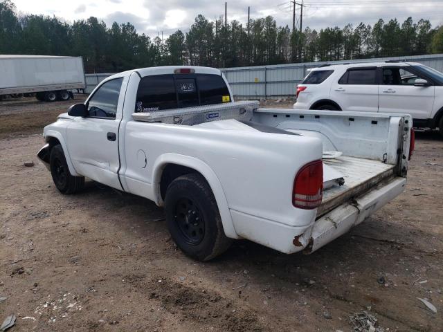 1B7GL26N6YS540683 - 2000 DODGE DAKOTA WHITE photo 2