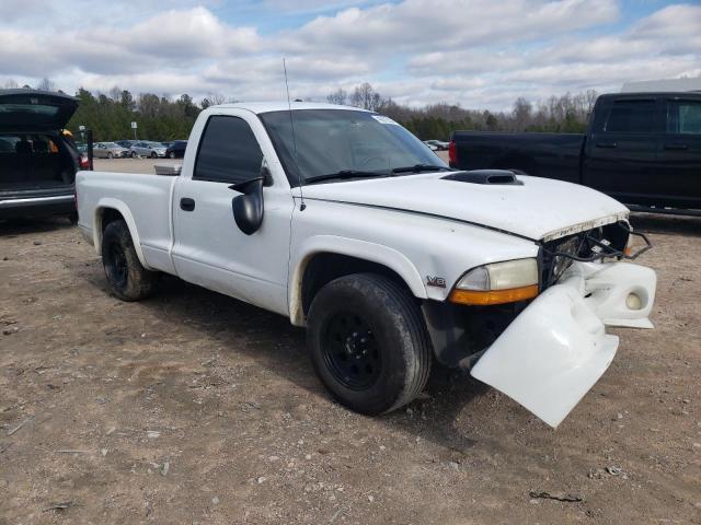 1B7GL26N6YS540683 - 2000 DODGE DAKOTA WHITE photo 4