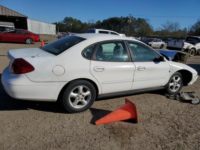 1FAFP53211A231541 - 2001 FORD TAURUS SE WHITE photo 3