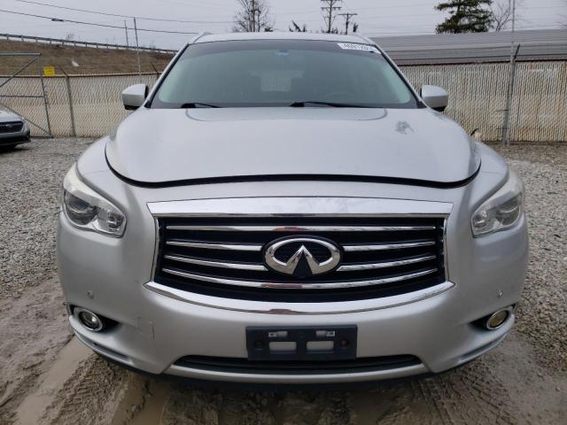 5N1AL0MM6DC344537 - 2013 INFINITI JX35 SILVER photo 5