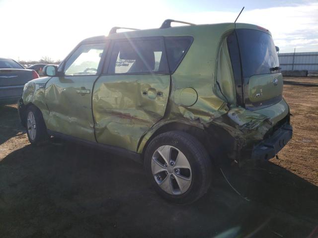 KNDJN2A28E7044960 - 2014 KIA SOUL GREEN photo 2