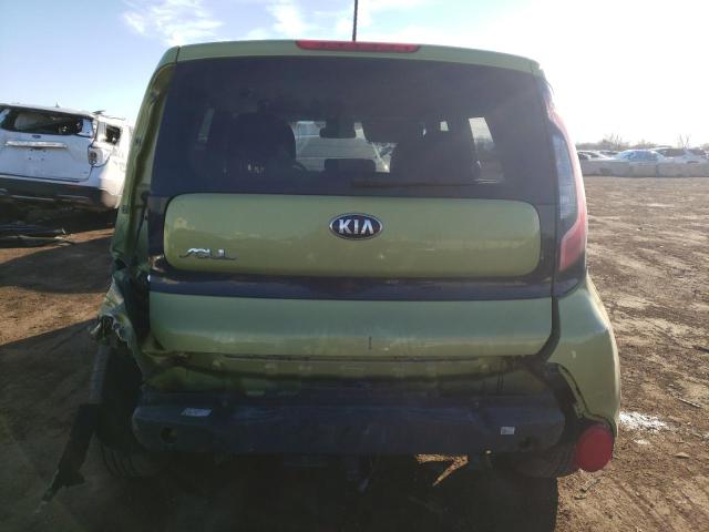 KNDJN2A28E7044960 - 2014 KIA SOUL GREEN photo 6